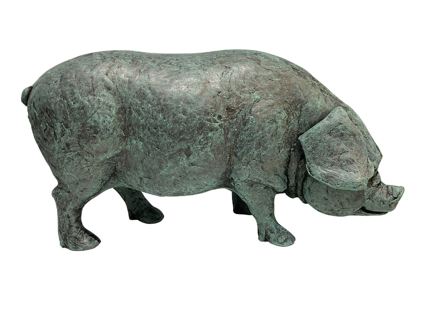 Old Spot limited edition cold cast bronze sculpture by Jonathan Sanders