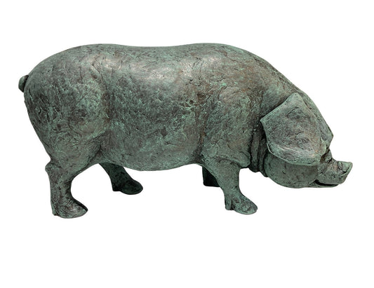 Old Spot limited edition cold cast bronze sculpture by Jonathan Sanders