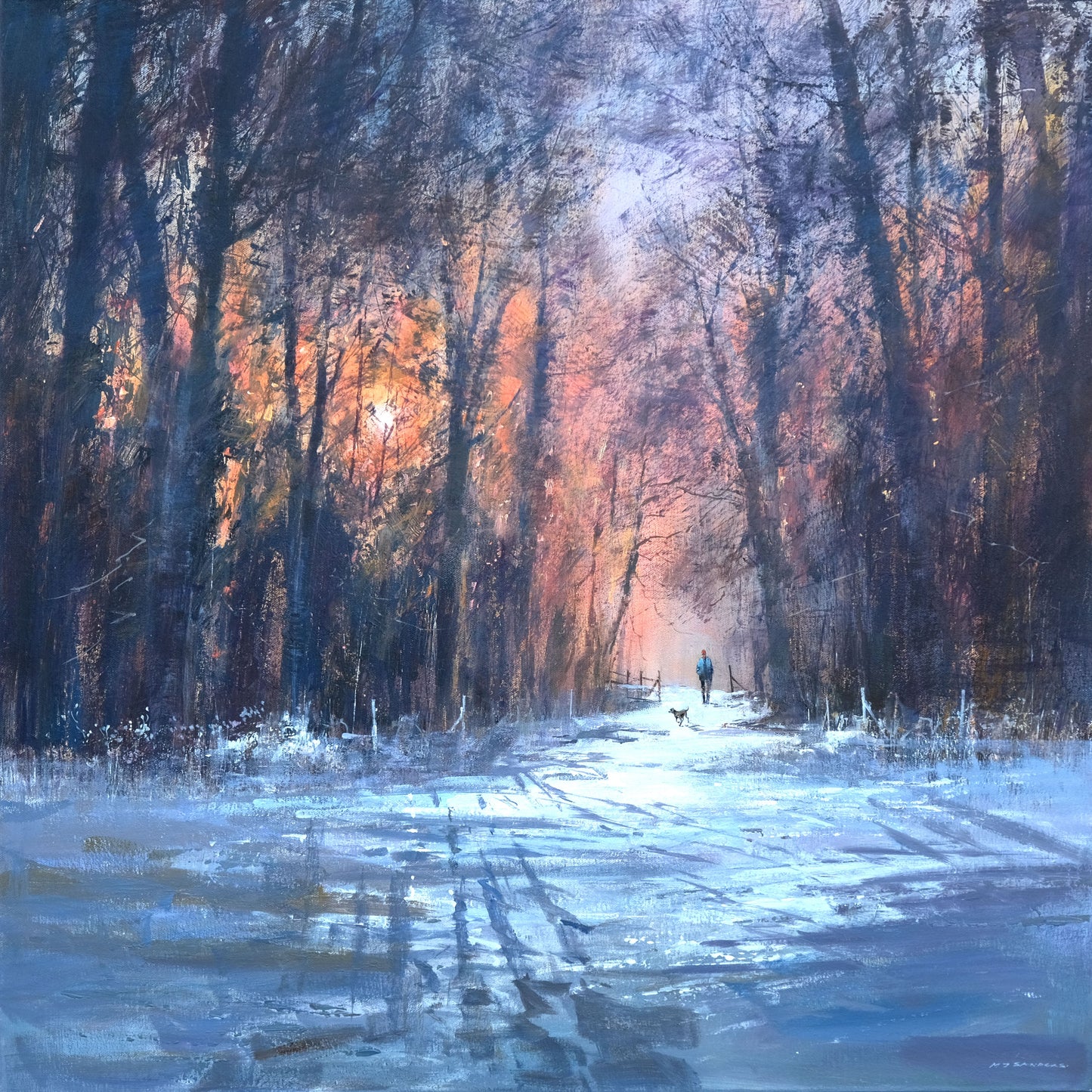 Quiet Time Painting by Michael Sanders