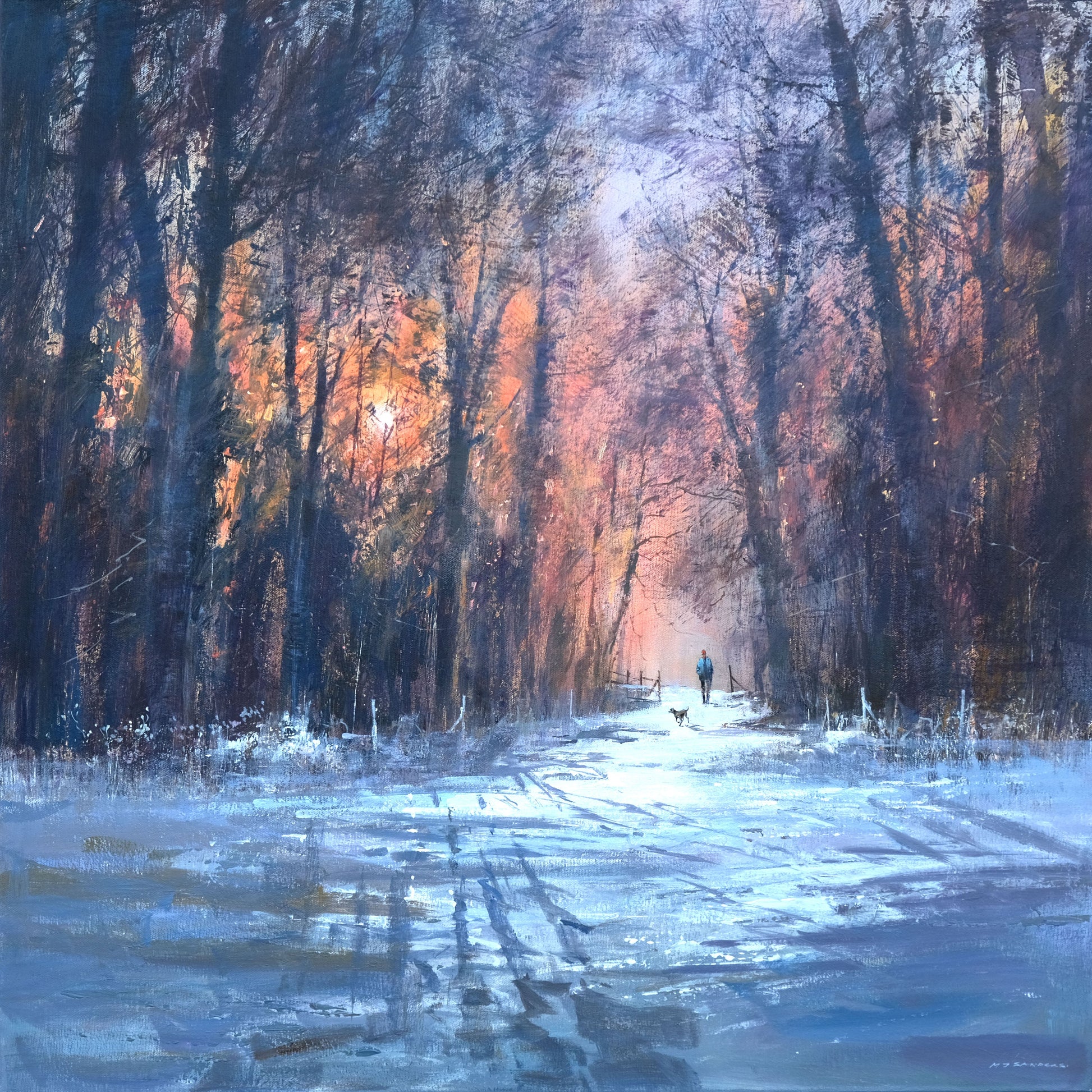 Quiet Time Painting by Michael Sanders