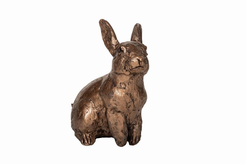 Rabbit Alert Bronze Sculpture by Unknown
