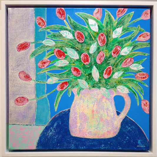 Singing the Blues Original Painting by Amy Christie