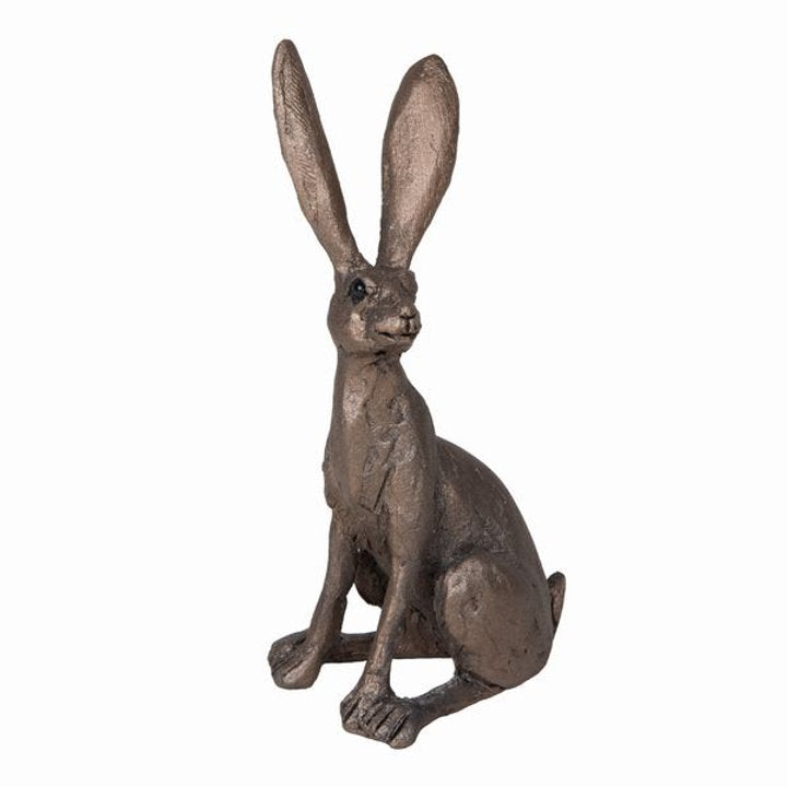 Small Hare Bronze Sculpture by Unknown