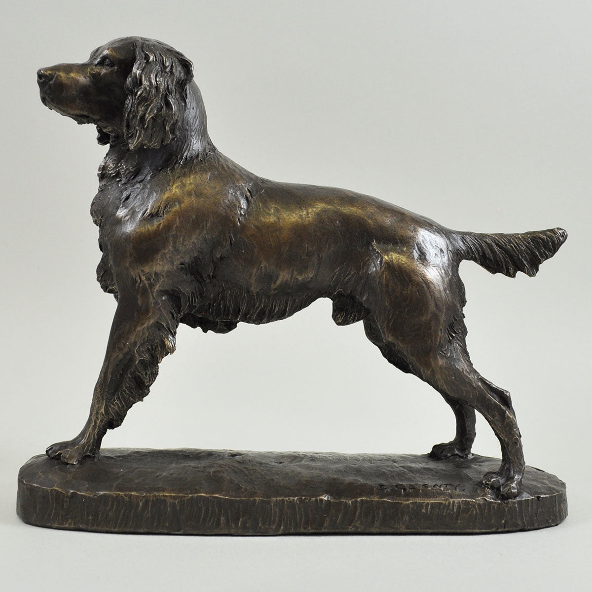 Springer Spaniel Bronze Sculpture by David Geenty