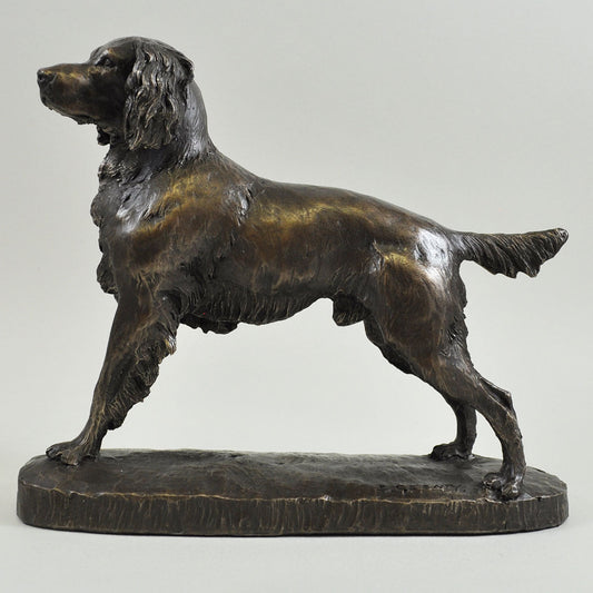 Springer Spaniel Bronze Sculpture by David Geenty
