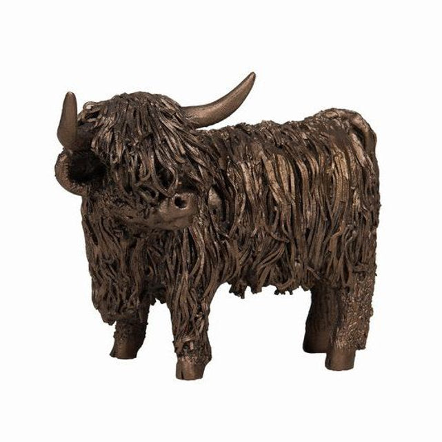 Standing Highland Cow Bronze Sculpture by Unknown