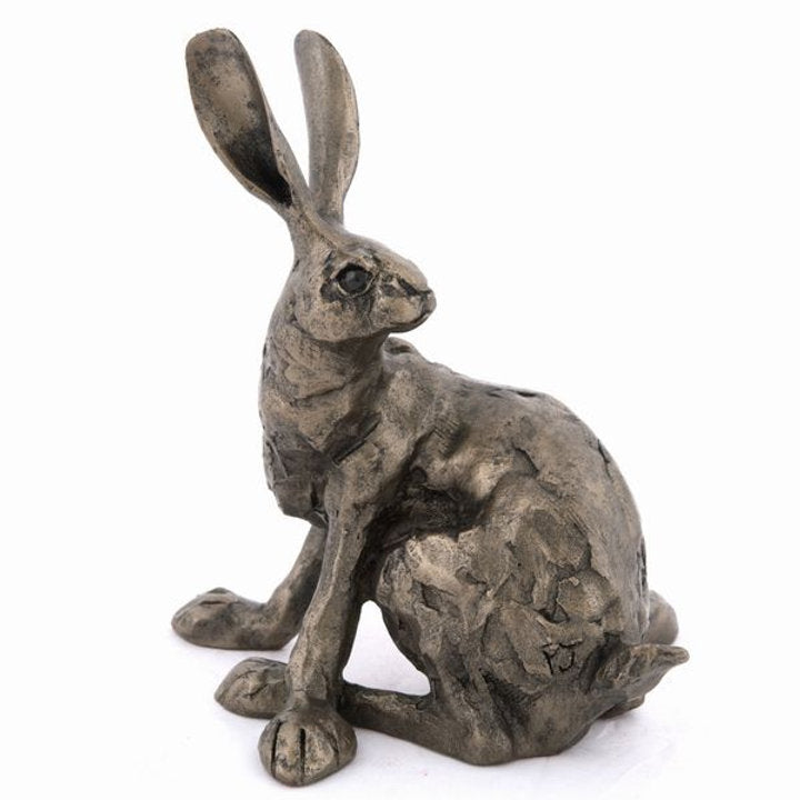 Startled Hare Bronze Sculpture by Paul Jenkins