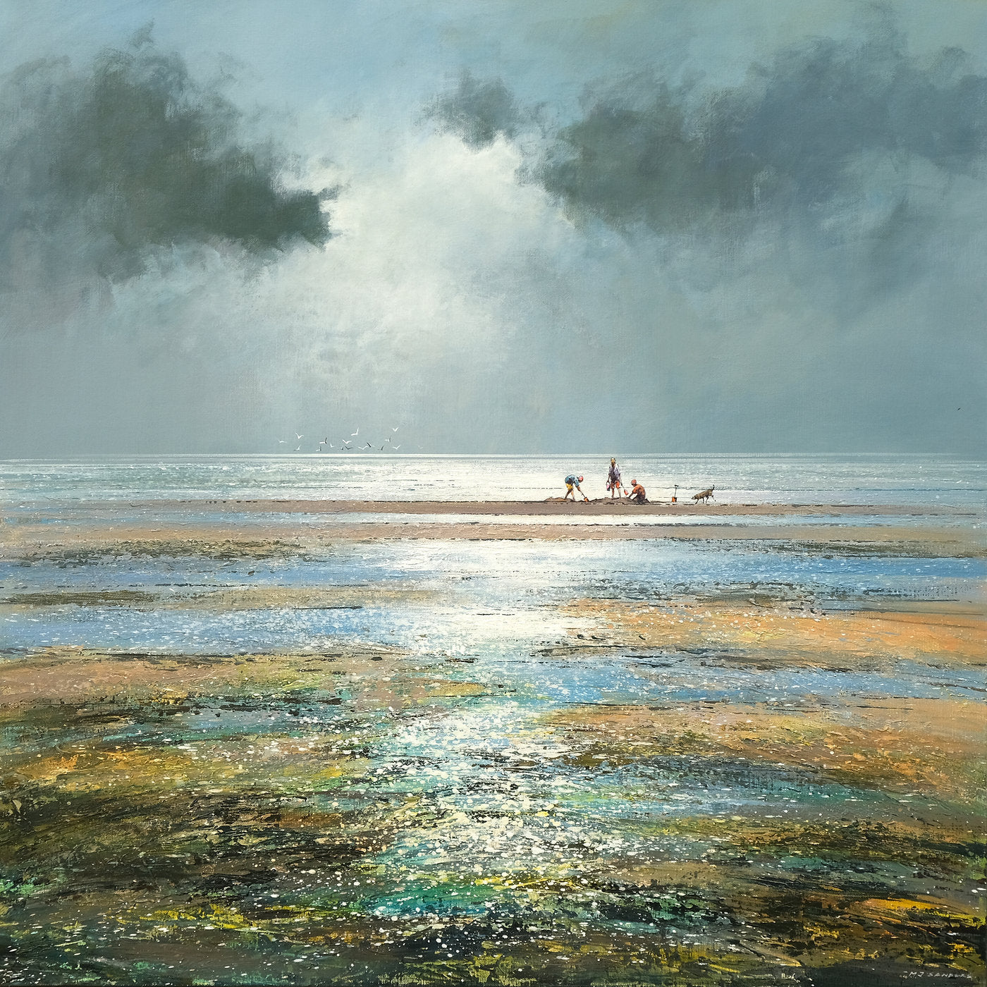 Teamwork Painting by Michael Sanders