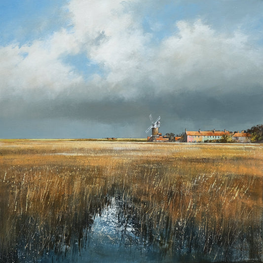 The Mill at Cley Painting by Michael Sanders