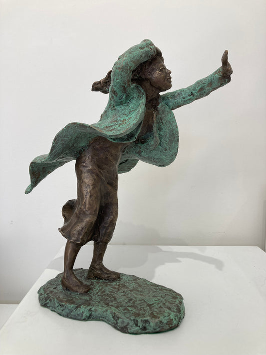 The Wind Doth Blow - bronze