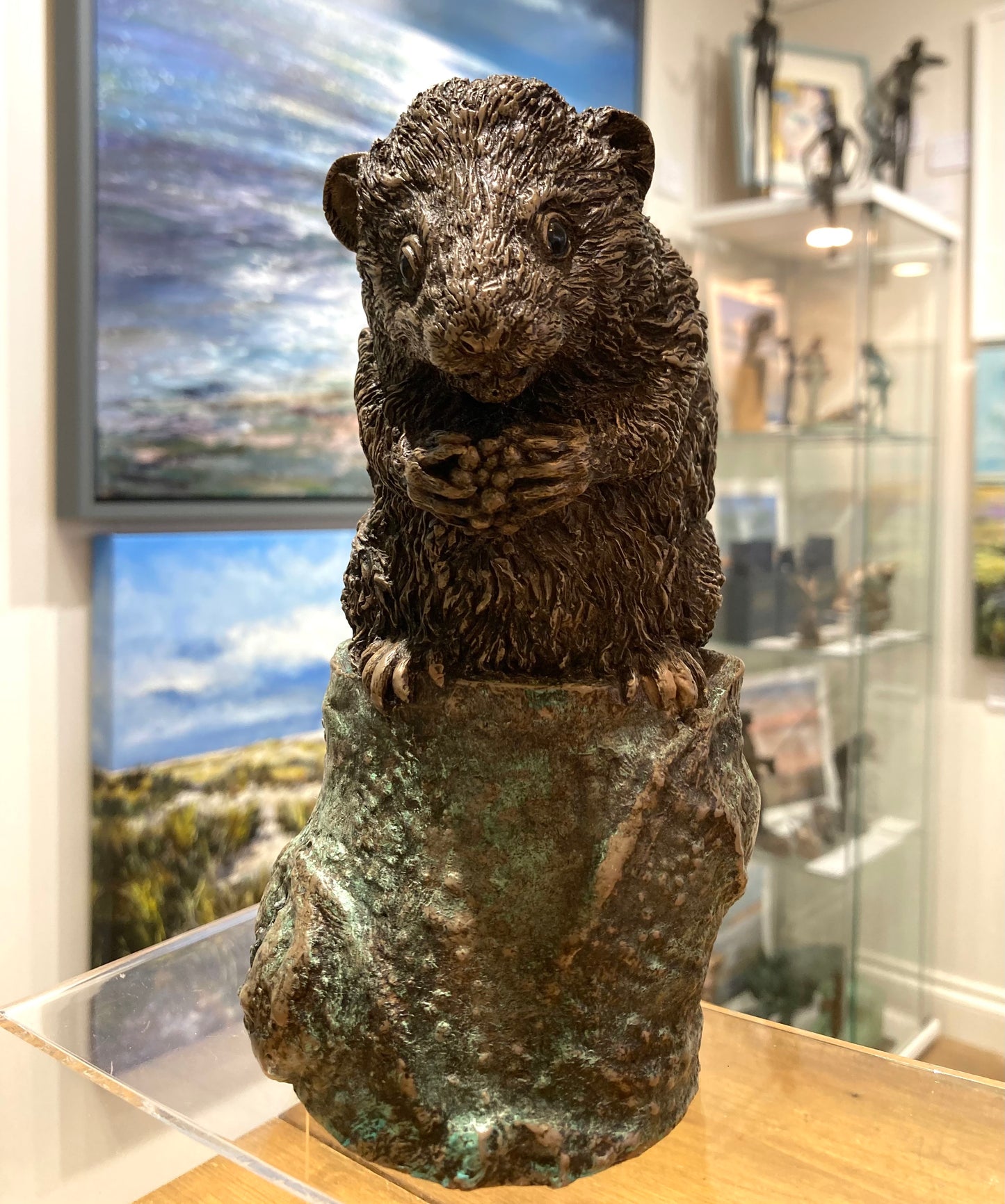 Delicious - The Water Vole Bronze Sculpture