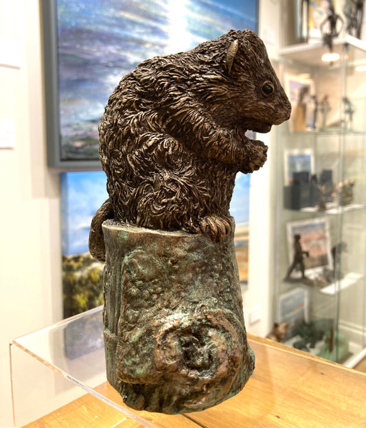 Delicious - The Water Vole Bronze Sculpture