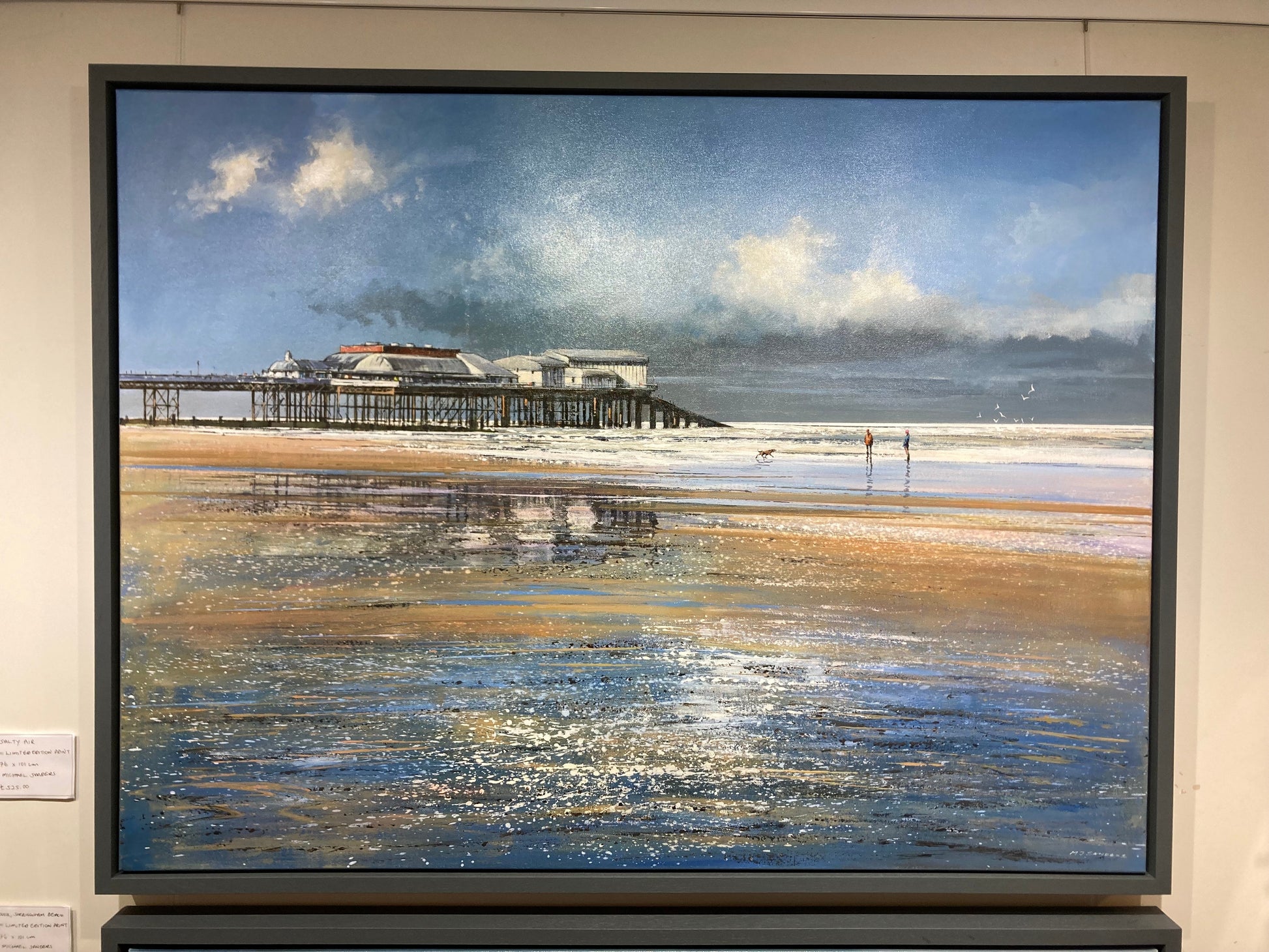 Winter Light, Cromer Painting by Michael Sanders