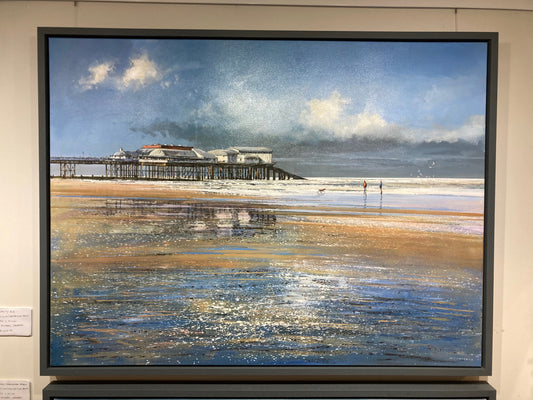 Winter Light, Cromer Painting by Michael Sanders