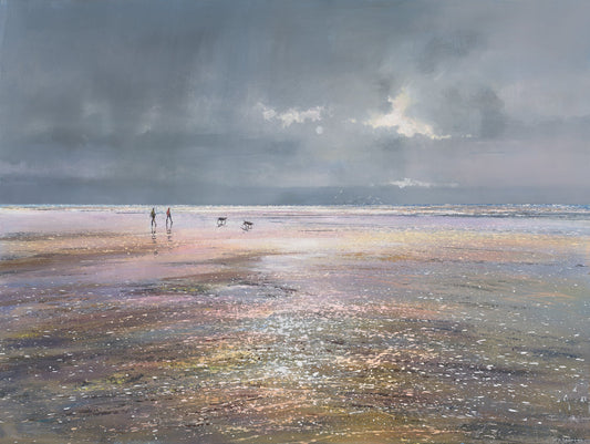 Winter Skies Painting by Michael Sanders