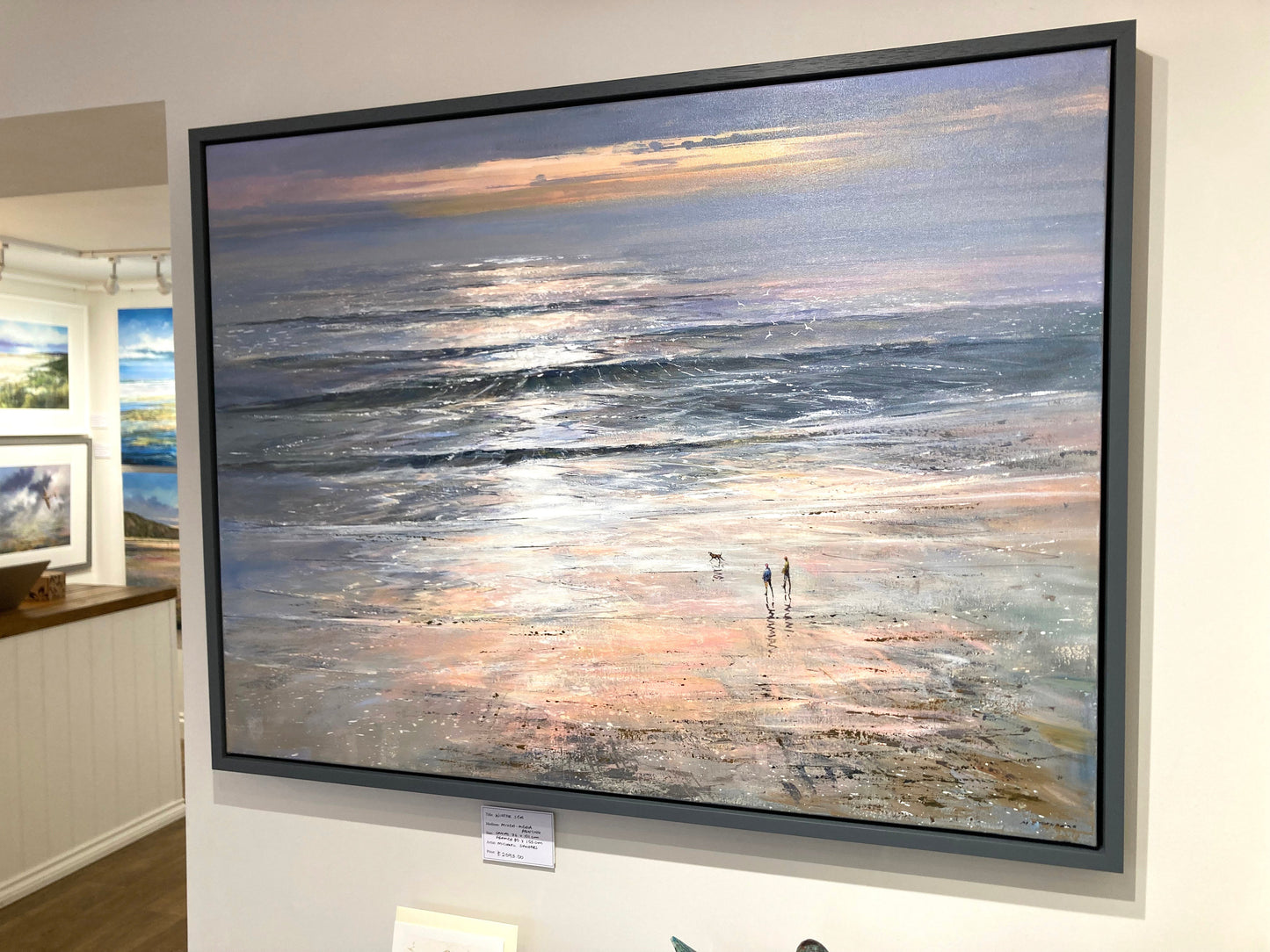 Winter Sea Painting by Michael Sanders