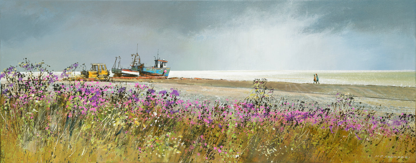 MS104 Fishing Boats, Aldeburgh Print