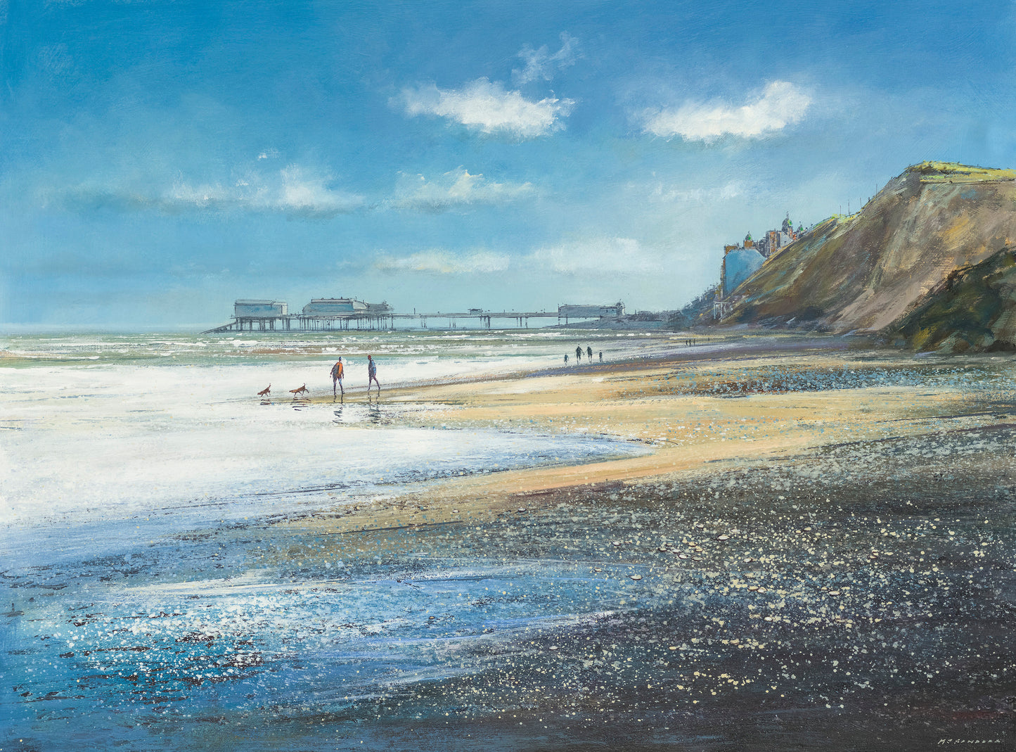 MS052 Cromer from East Runton Print