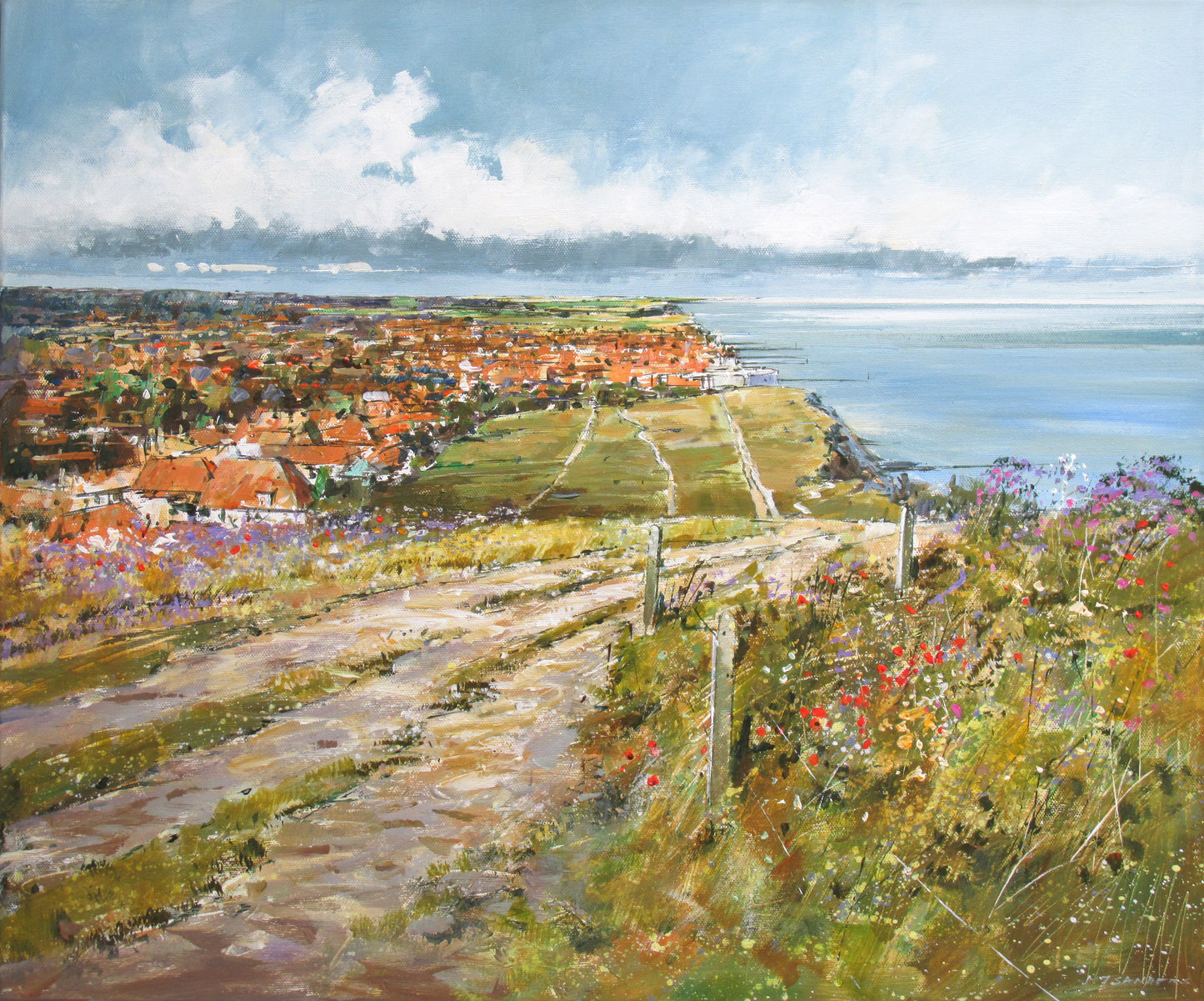 MS108 Sheringham from Beeston Bump Print