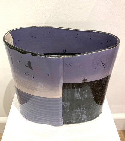 Purple Clifftop Walk Vase