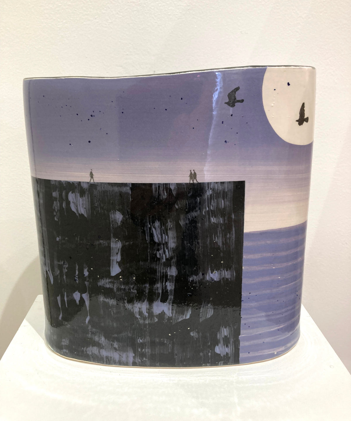 Purple Clifftop Walk Vase