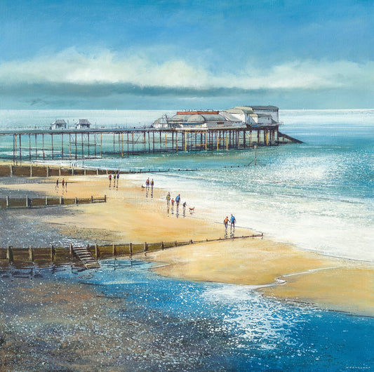 Sunday Afternoon, Cromer Canvas Print by Michael Sanders