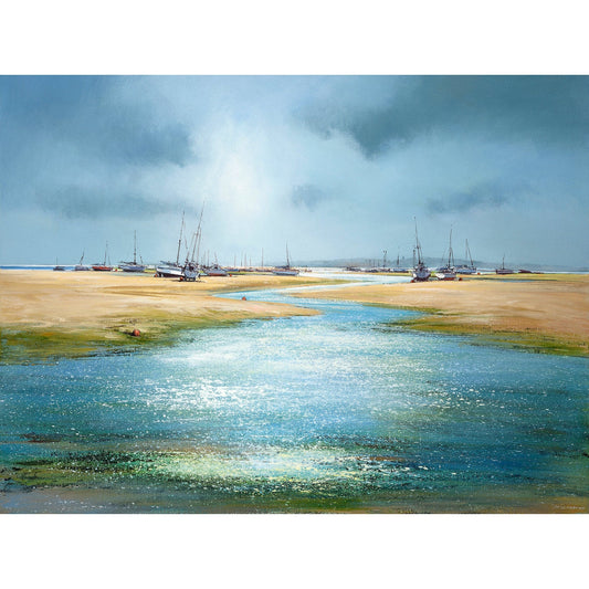 Towards Morston Canvas Print by Michael Sanders
