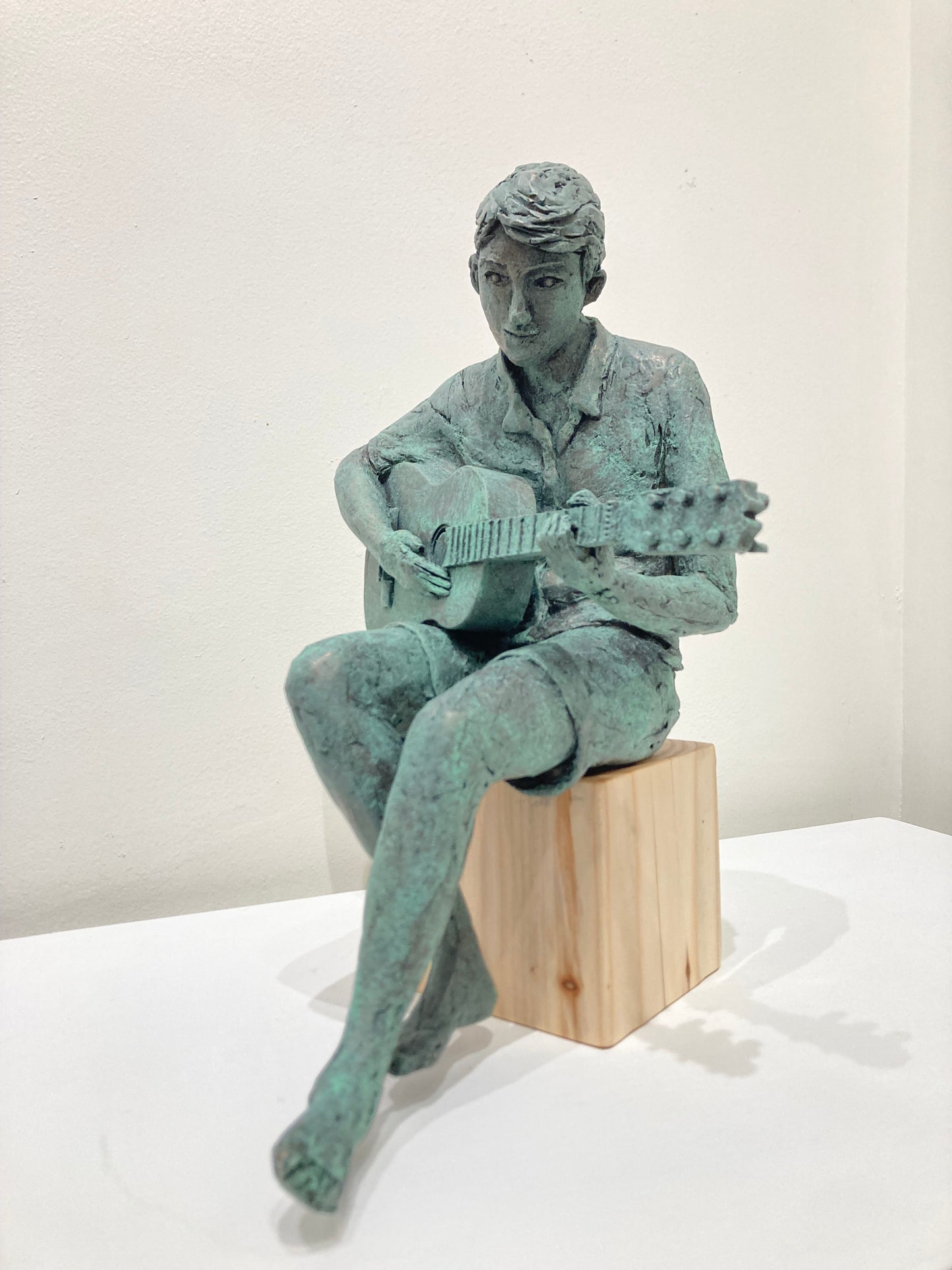 Guitar Player - verdigris