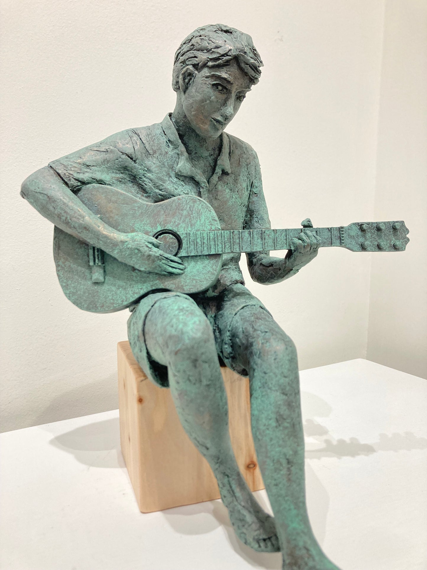 Guitar Player - verdigris
