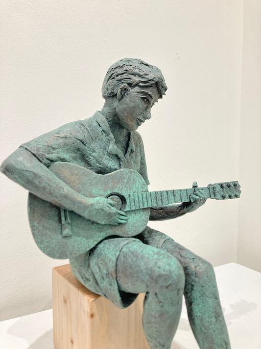 Guitar Player - verdigris