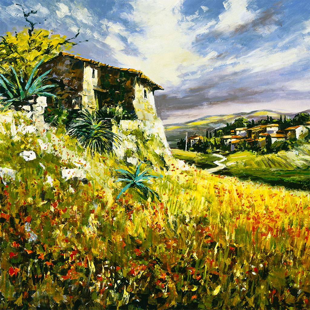 Provence greeting card by Michael Sanders.