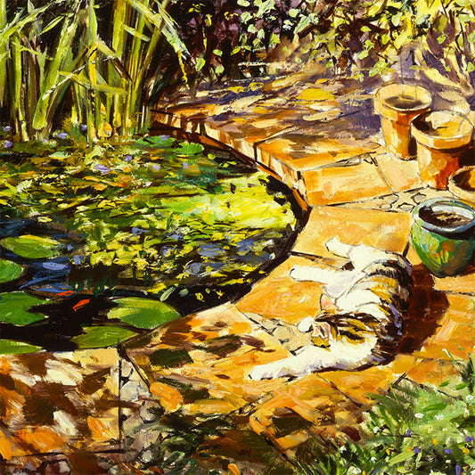 A Sunny Spot greeting card by Michael Sanders.
