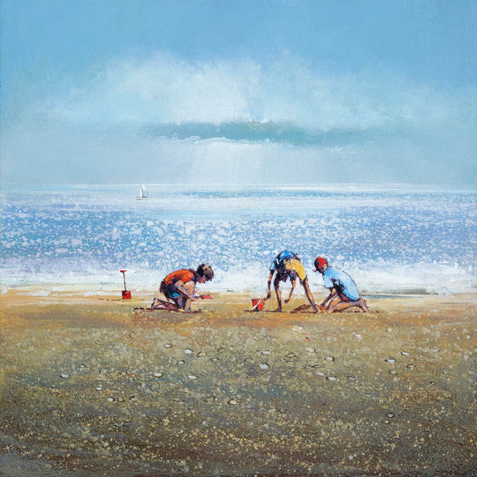 Construction Site Art Print by Michael Sanders