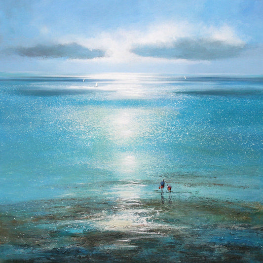 Distant Sails Art Print by Michael Sanders