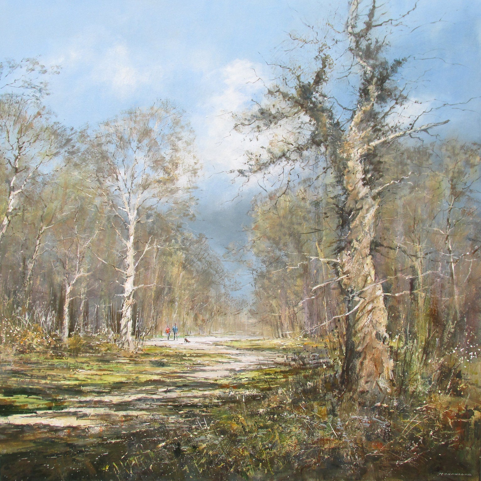 Felbrigg Woods Art Print by Michael Sanders