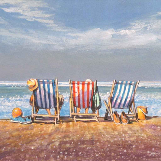 This A Lazy Afternoon Greetings Card by Michael Sanders is available to purchase online from the Sanders and Christie Gallery.