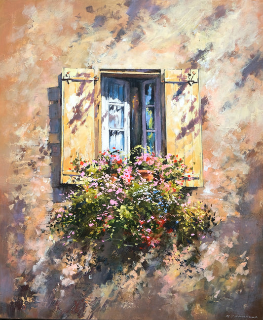 Sunny Window Painting by Michael Sanders